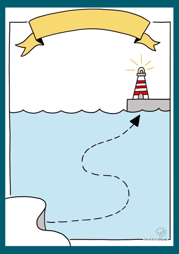trame vers le phare petit contour